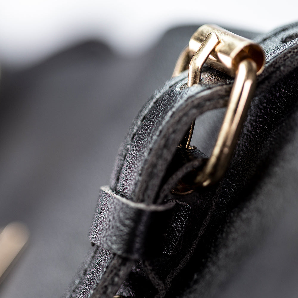 Jarná kolekcia Emporia 2025 – „Tmavý zamat“, 3dielna sada tašiek; čierny