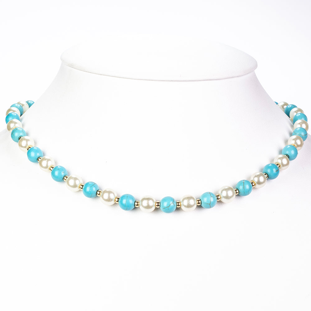 Pozlátené Zliatinové Sada s Tyrkysom