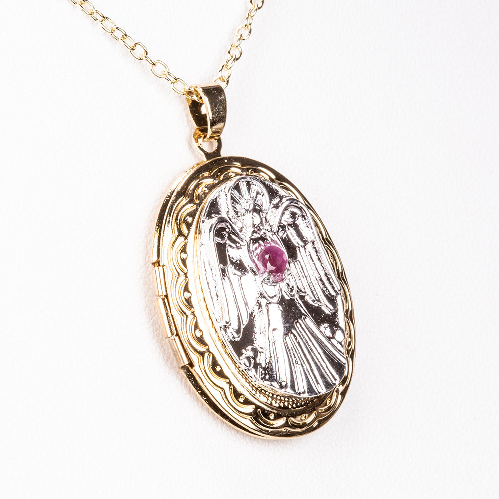 Náhrdelník s medailónikom anjelského ochrancu