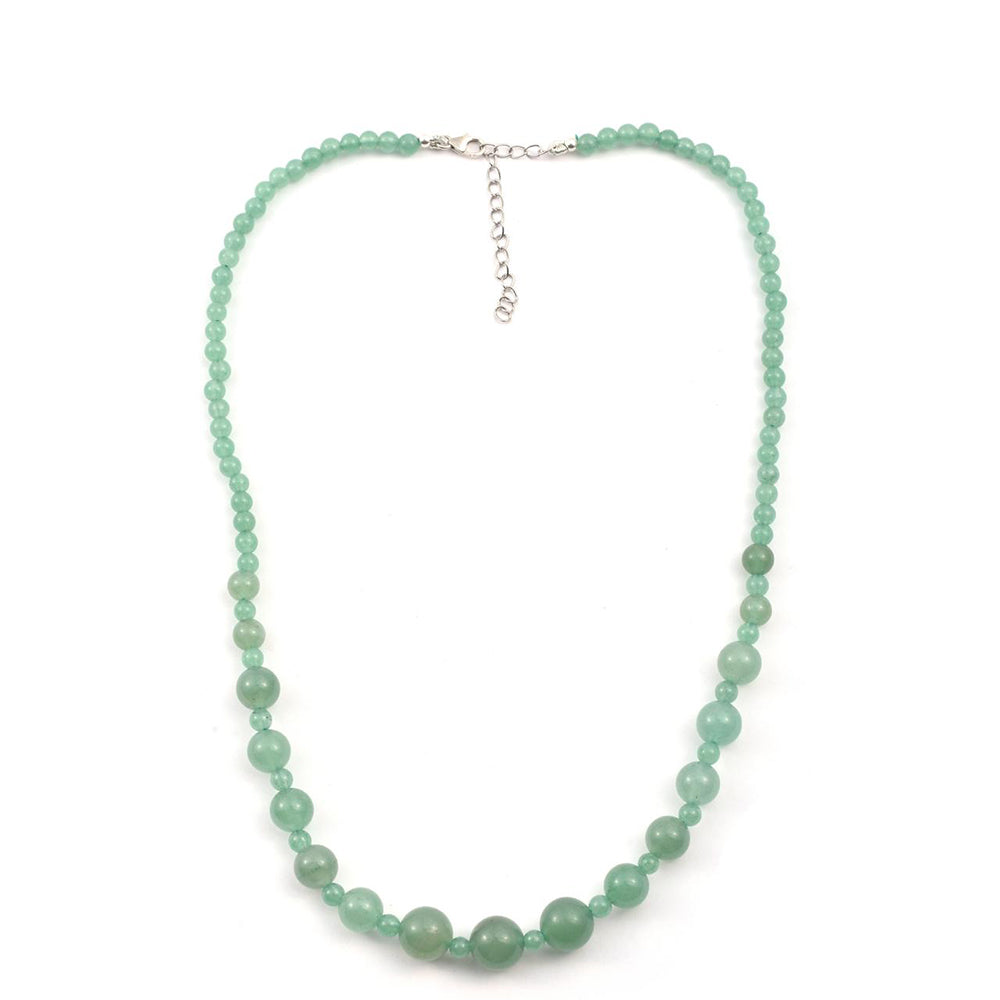 Strieborný Náhrdelník s so Zeleným Aventurinom