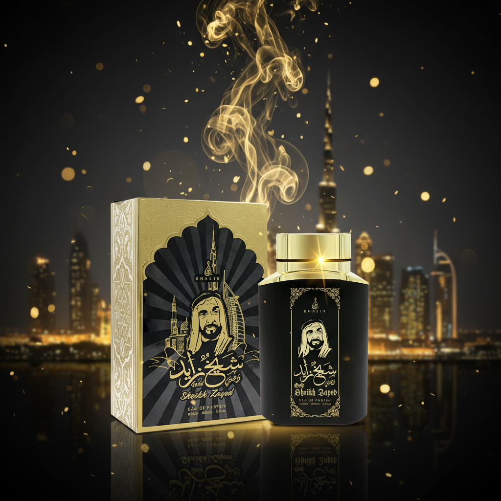 100 ml Eau de Perfume SHEIKH ZAYED GOLD Korenistá Drevitá Vôňa pre Mužov