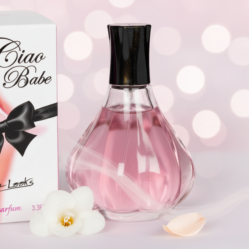 100 ml Eau de Parfume "CIAO BABE" Ovocná Kvetinová Vôňa pre Ženy, s 2% obsahom esenciálnych olejov