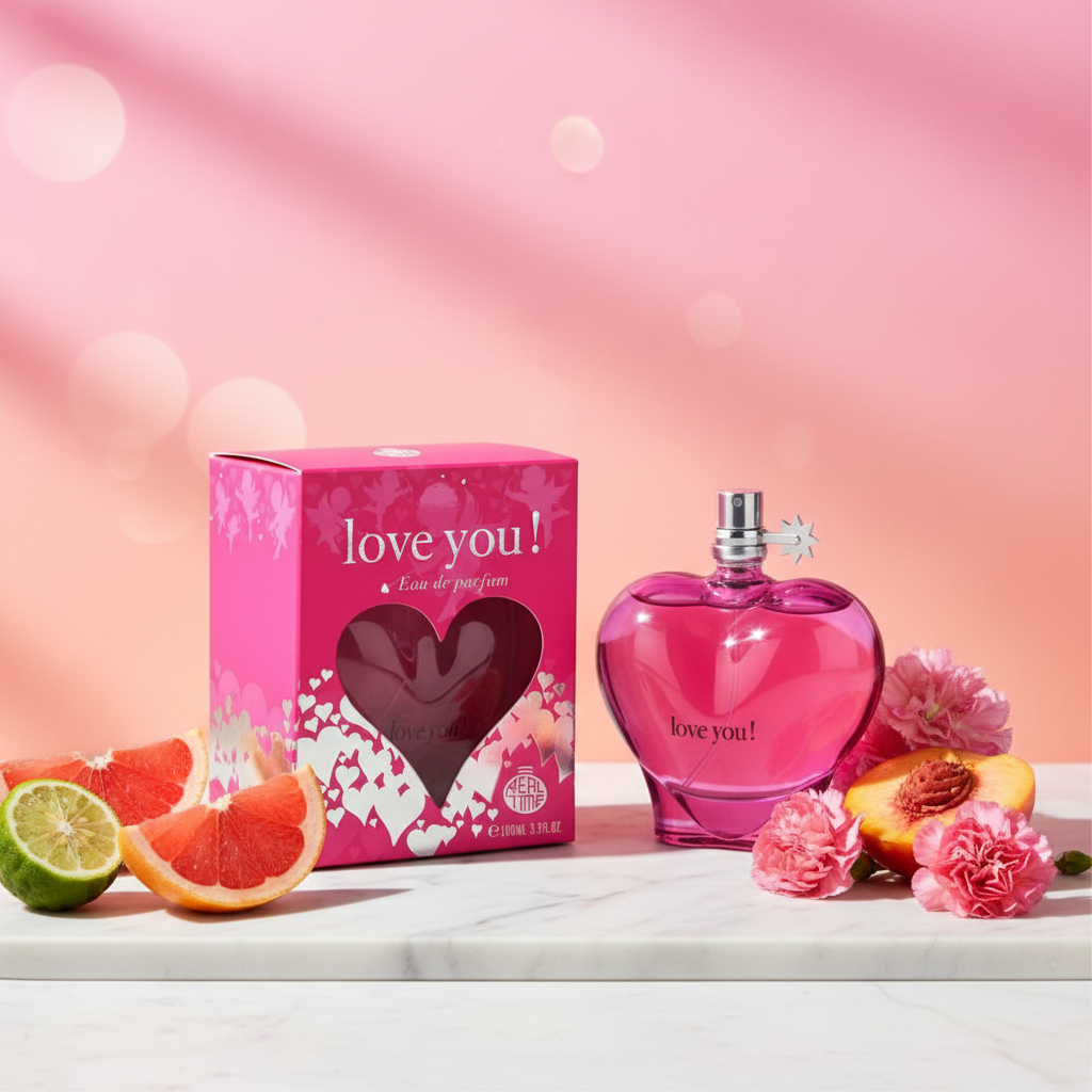 100 ml Eau de Parfum "Love You Pink" Ovocná - Citrusová Vôňa pre Ženy