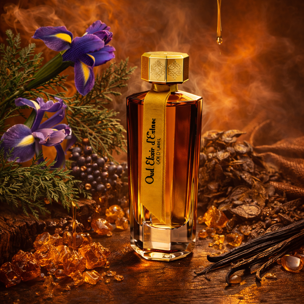 Linn Young EDP 100ml "Oud Elixir d'Extase Gold Label" – drevito-cyprová vôňa