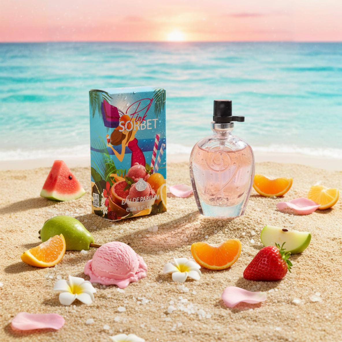 15 ml EDP "PINK SORBET" - ovocná - aromatická vôňa