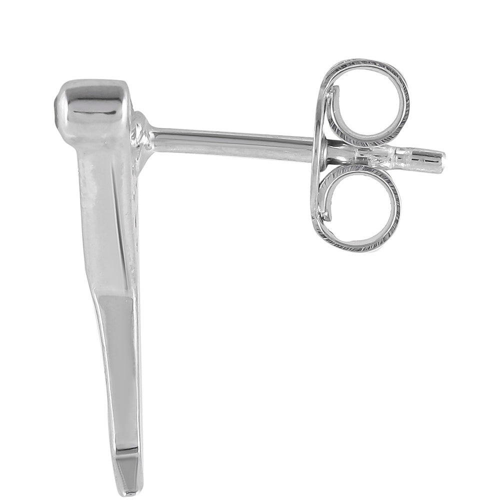 Strieborné Náušnice s Chrom Diopsidom a Bielym Topásom