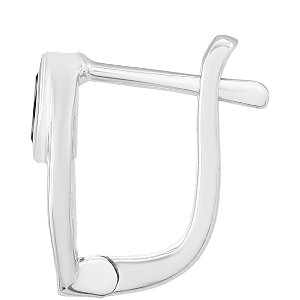 Strieborné Náušnice s Thajským Zafírom