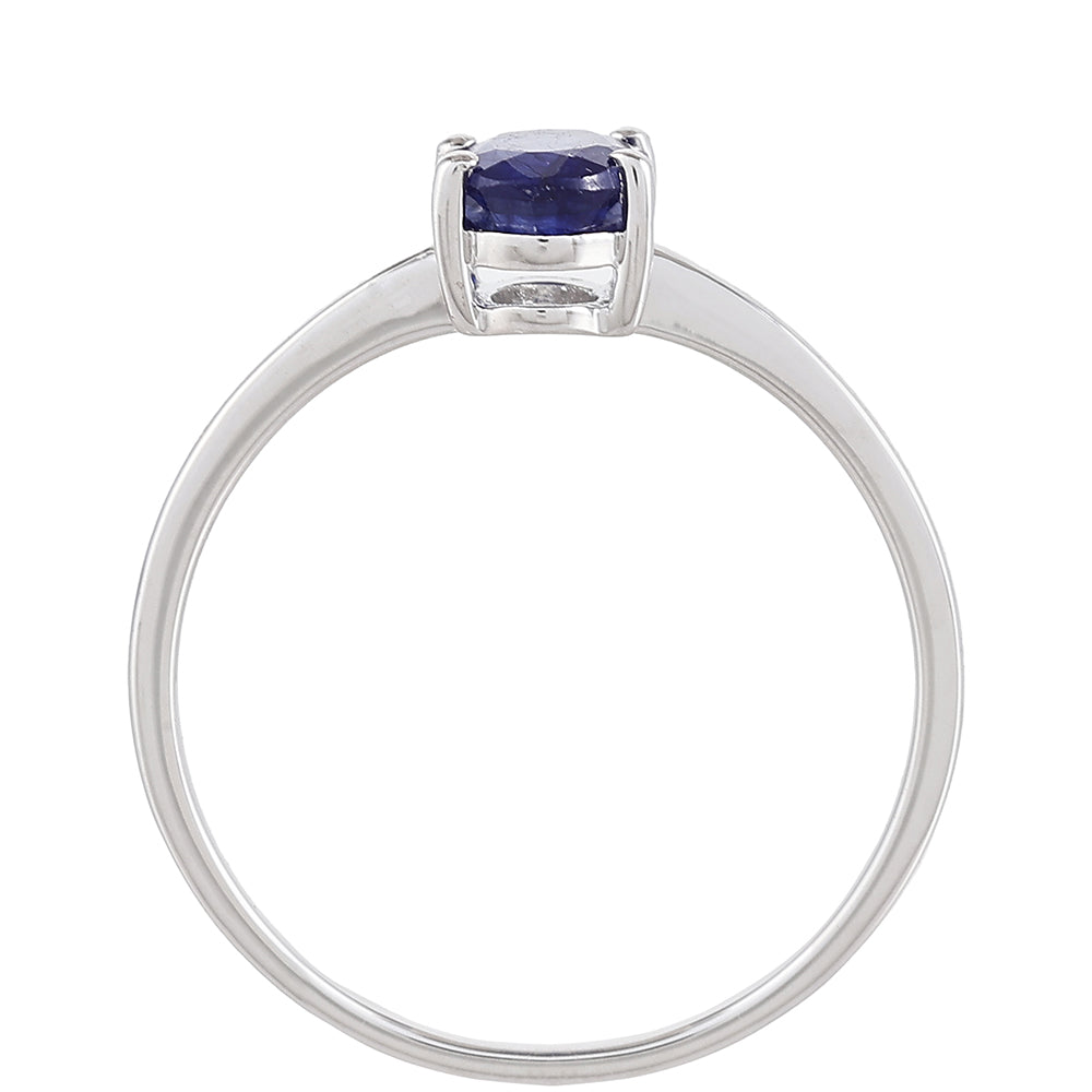 Strieborný Prsteň s Thajským Zafírom