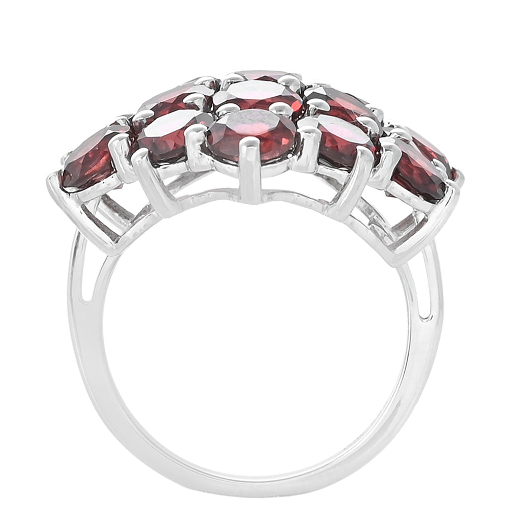 Strieborný Prsteň s Rhodolitovým Granátom