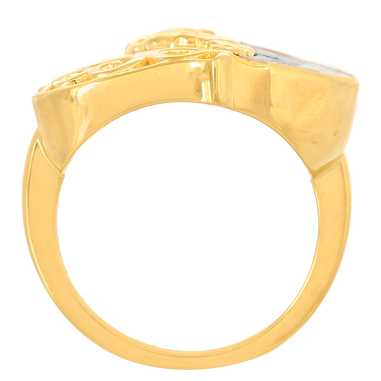 Pozlátený Strieborný Prsteň s Mušľou Abalone