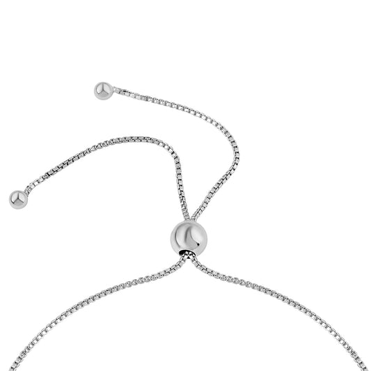 Strieborný Náramok s Rubellitom z Cruzeira a Bielym Topásom