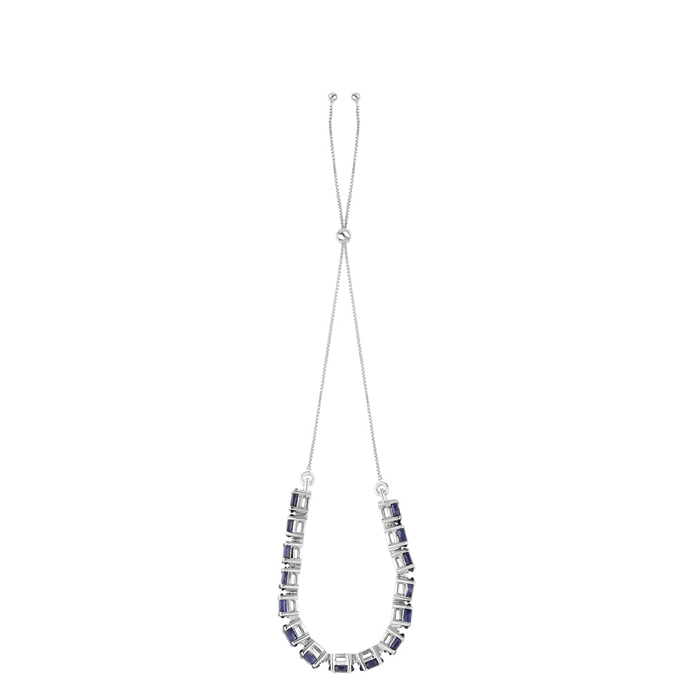 Strieborný Náramok s Austrálskym Modrým Zafírom