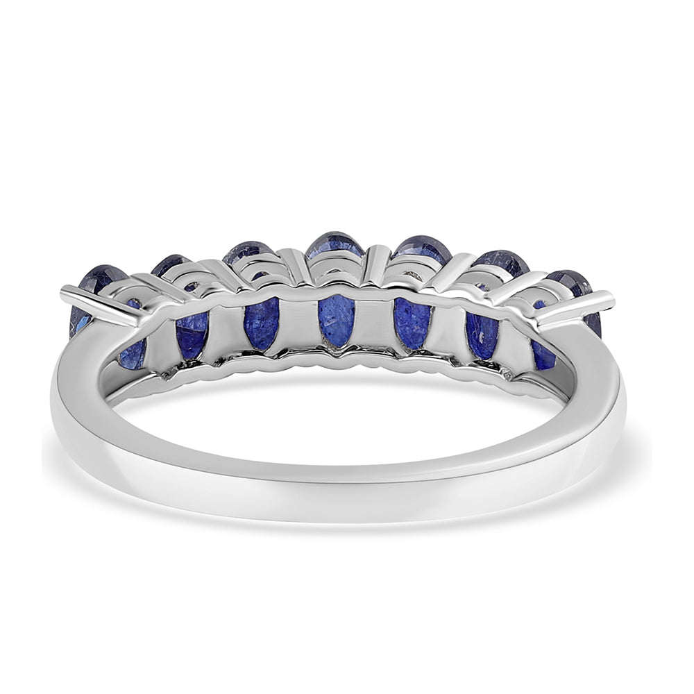 Strieborný Prsteň s Austrálskym Modrým Zafírom