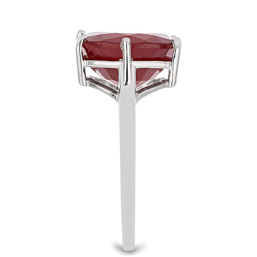 Strieborný Prsteň s Madagaskarským Rubínom