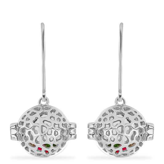 Strieborné Sada s AAA Tanzanitom a Chrom Diopsidom ( Náušnice+Prívesok )