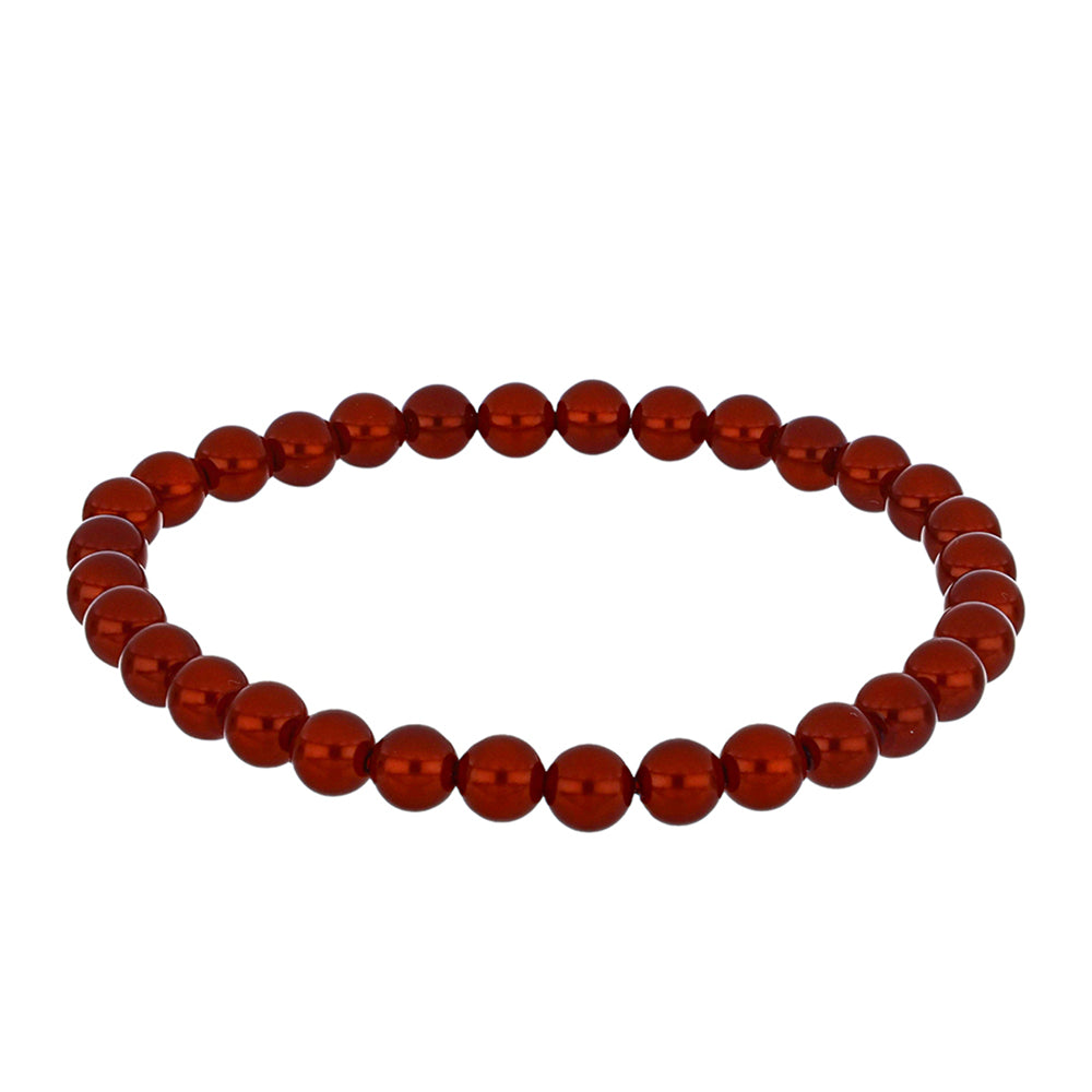 Nugetové Sada s Červená sladkovodná perlou ( Náhrdelník+Náušnice+Náramok )