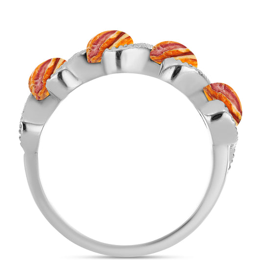 Strieborný Prsteň s Jaspisom Leví Tlapa