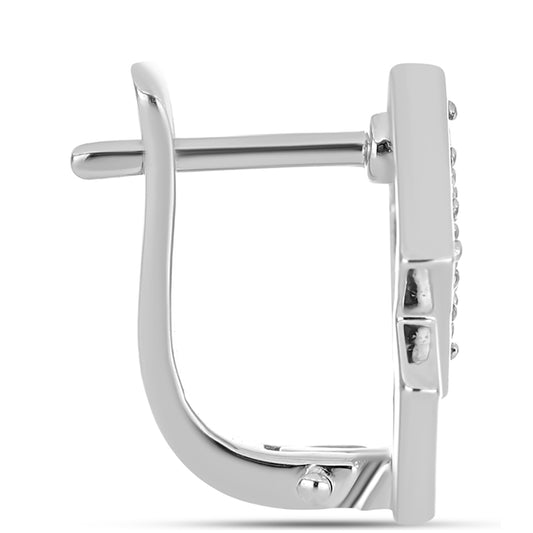 Strieborné Náušnice s "Cisárskym žltým" topazom