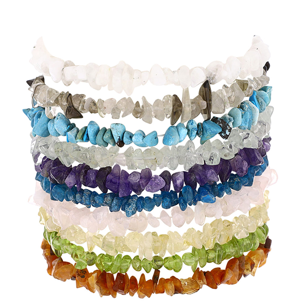 Nugetové Sada s Marockým Ametystom a Dúhovým Mesačným Kameňom ( Náramok )