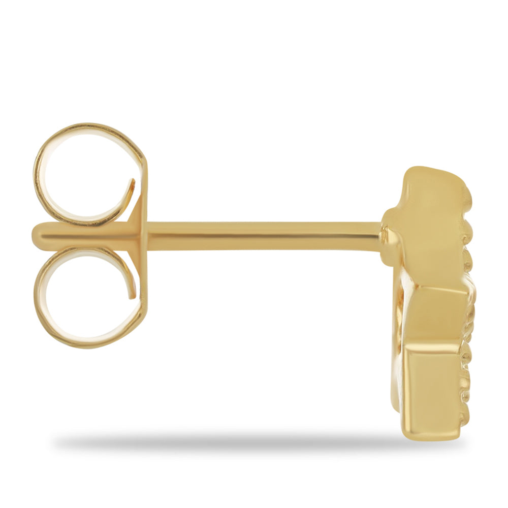 Pozlátené Strieborné Náušnice