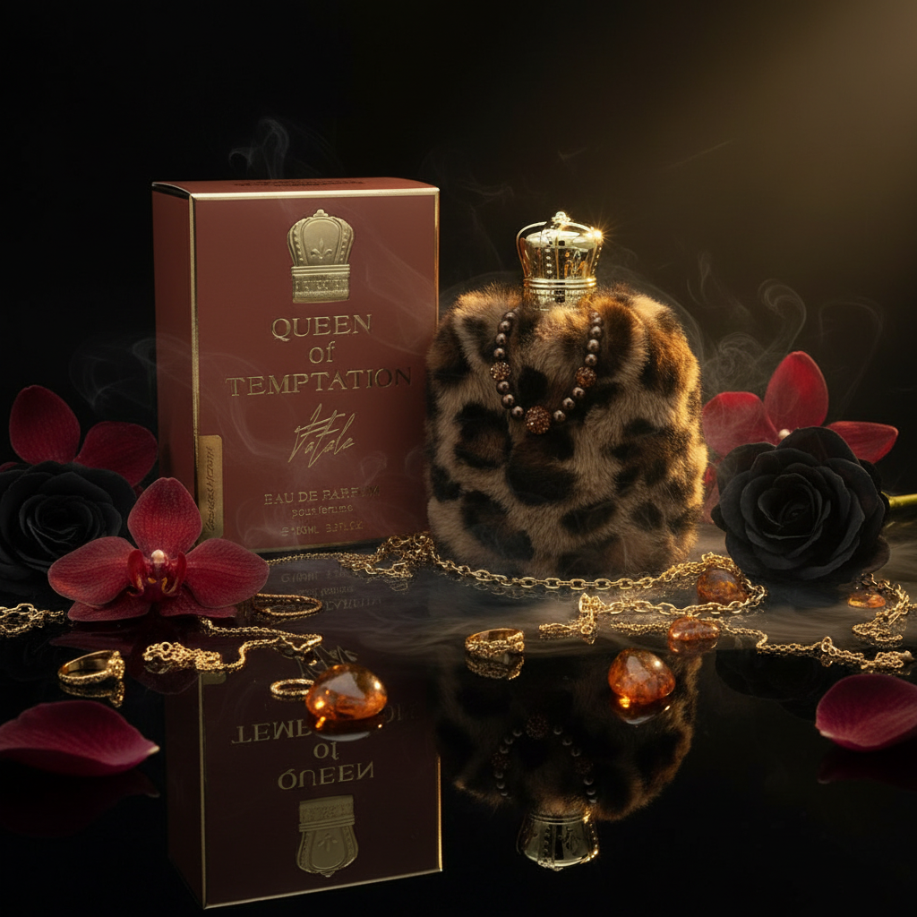 100 ml EDP QUEEN OF TEMPTATION - FATALE, jantárová vôňa pre ženy