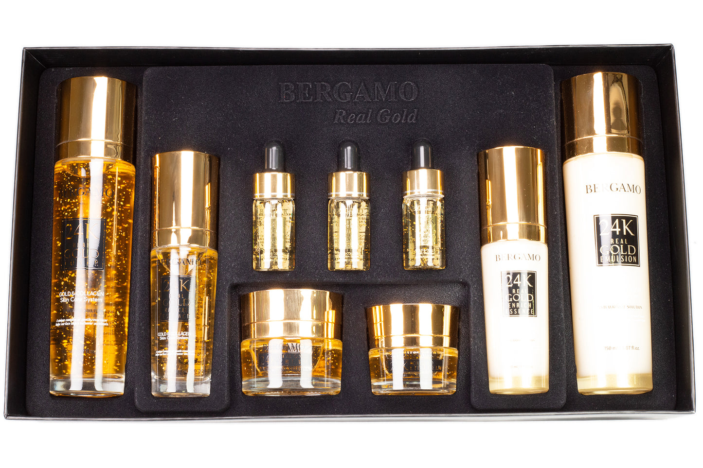 BERGAMO 24K REAL GOLD Sada na Starostlivosť o Pleť proti Starnutiu