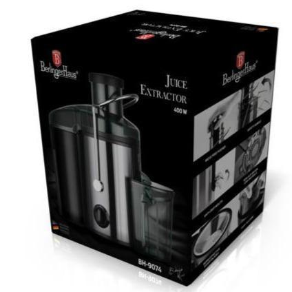 Berlinger Haus Odšťavovač Ovocia, Nerez, Metallic Carbon Line 400W