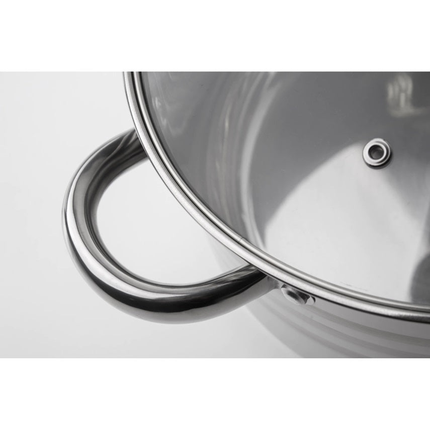 3dielna sada riadu z nerezovej ocele s 5vrstvovou základňou a povlakom z xylanového mramoru, edícia Gourmet Line