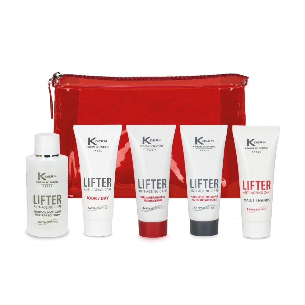 K'derm 6-dielny cestovný balíček proti starnutiu s Kappa-Elastínom