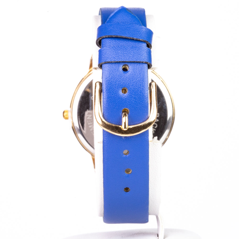 Pozlátený Zliatinový s so Zafírom