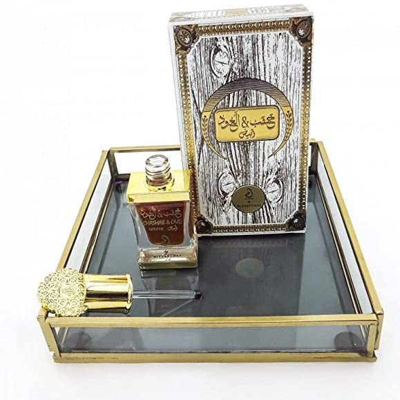 12 ml Parfumový Olej Khashab & Oud White, Kvetinovo-pižmová vôňa pre Ženy