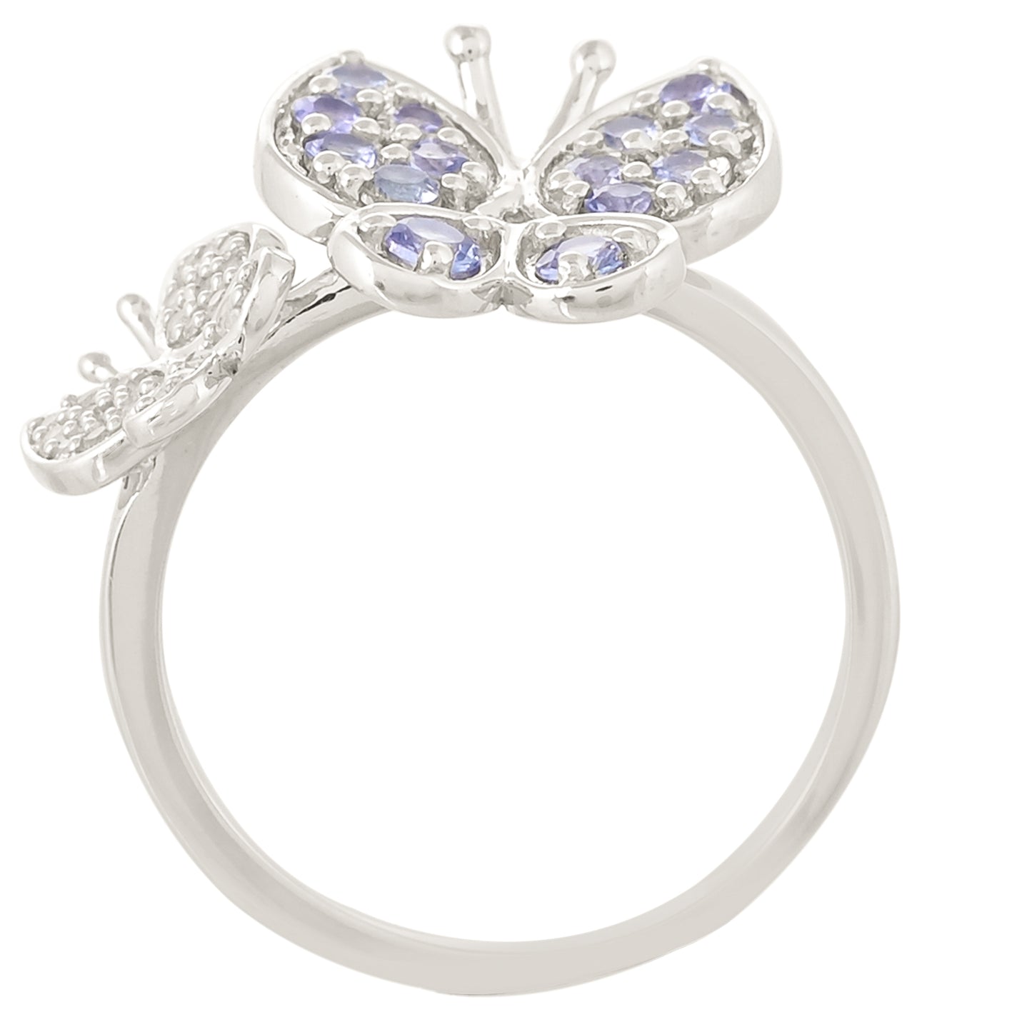 Strieborný Prsteň s Tanzanitom