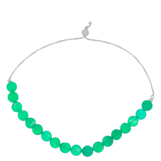 Strieborné Sada s so Zeleným Kremeňom zo Spruce Pine