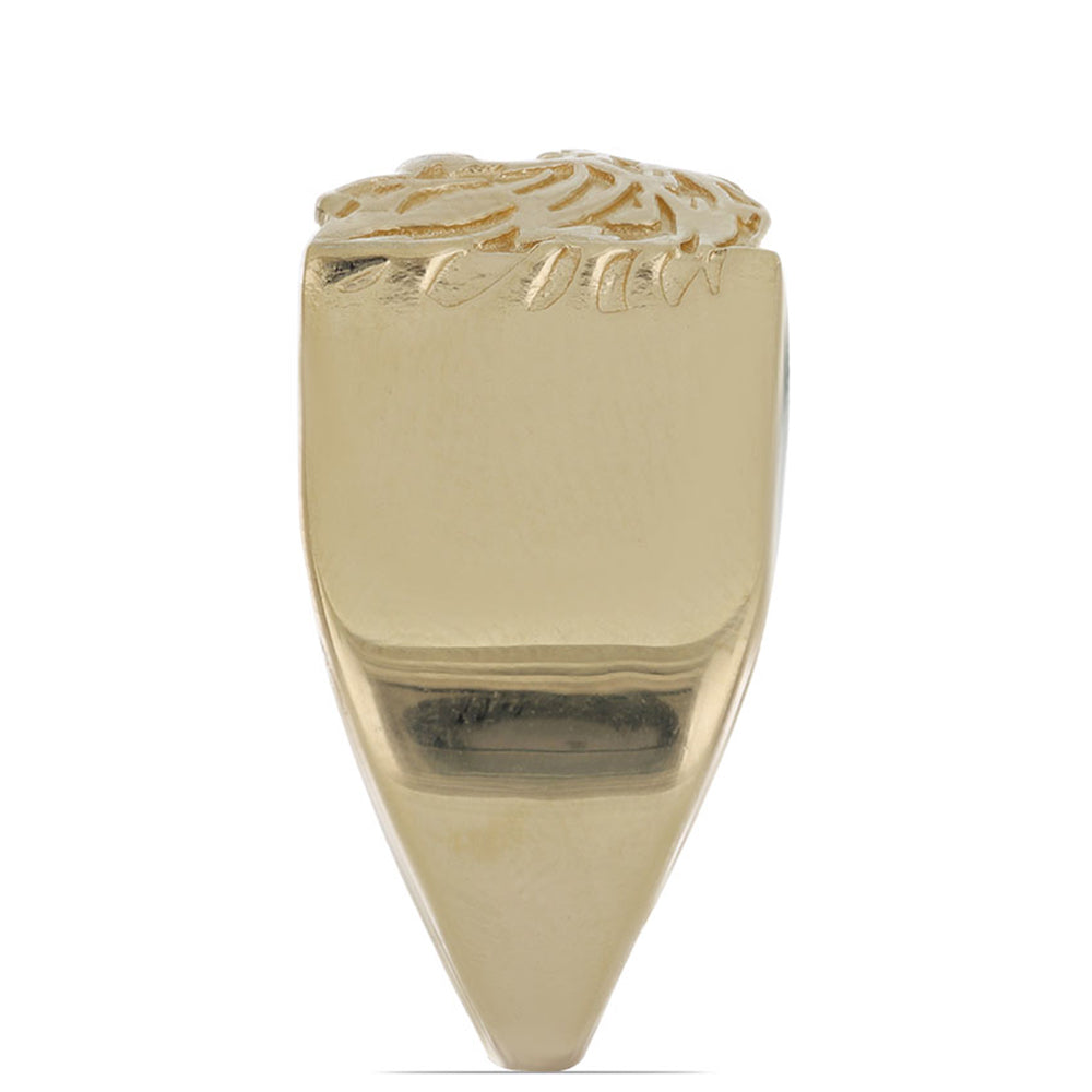 Pozlátený Strieborný Prsteň s so Zeleným Tigrím Okom