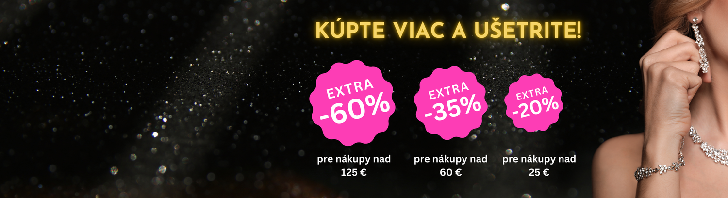 Šperky s 60% zľavou