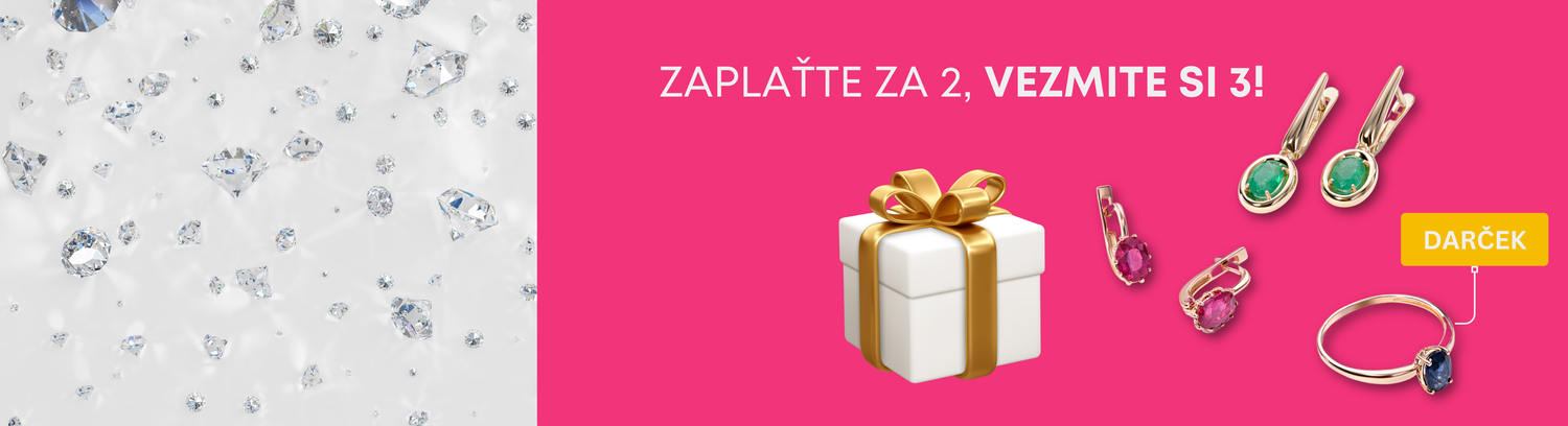 2+1 🎁 Šperky z drahých kameňov