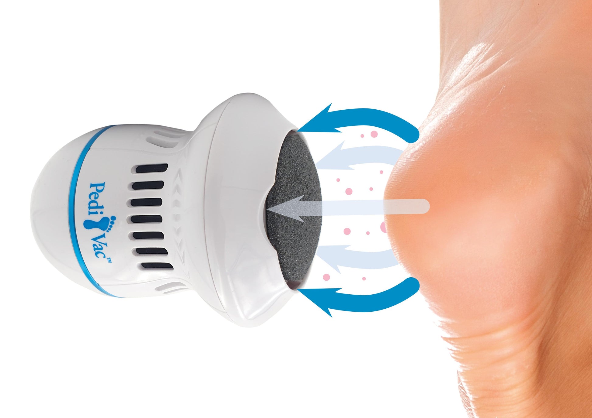 Odstraňovač mozoľov PediVac s funkciou odsávania 10 