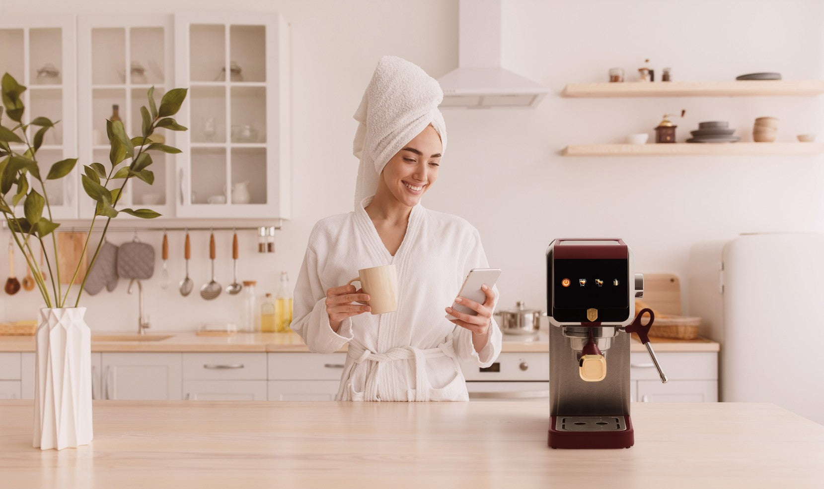 Digitálne espresso kávovar Berlinger Haus 6 