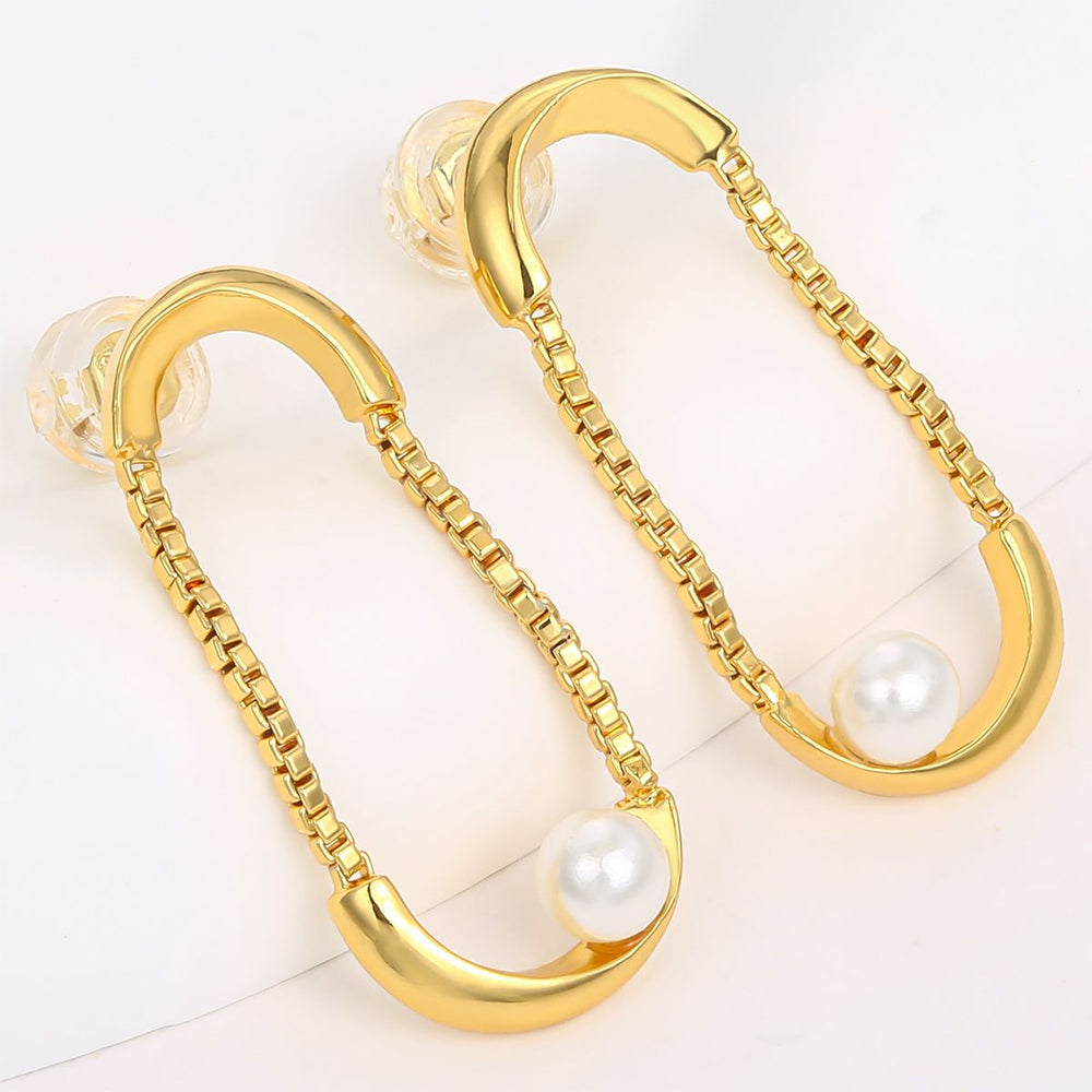 Pozlátené Zliatinové Náušnice 1 