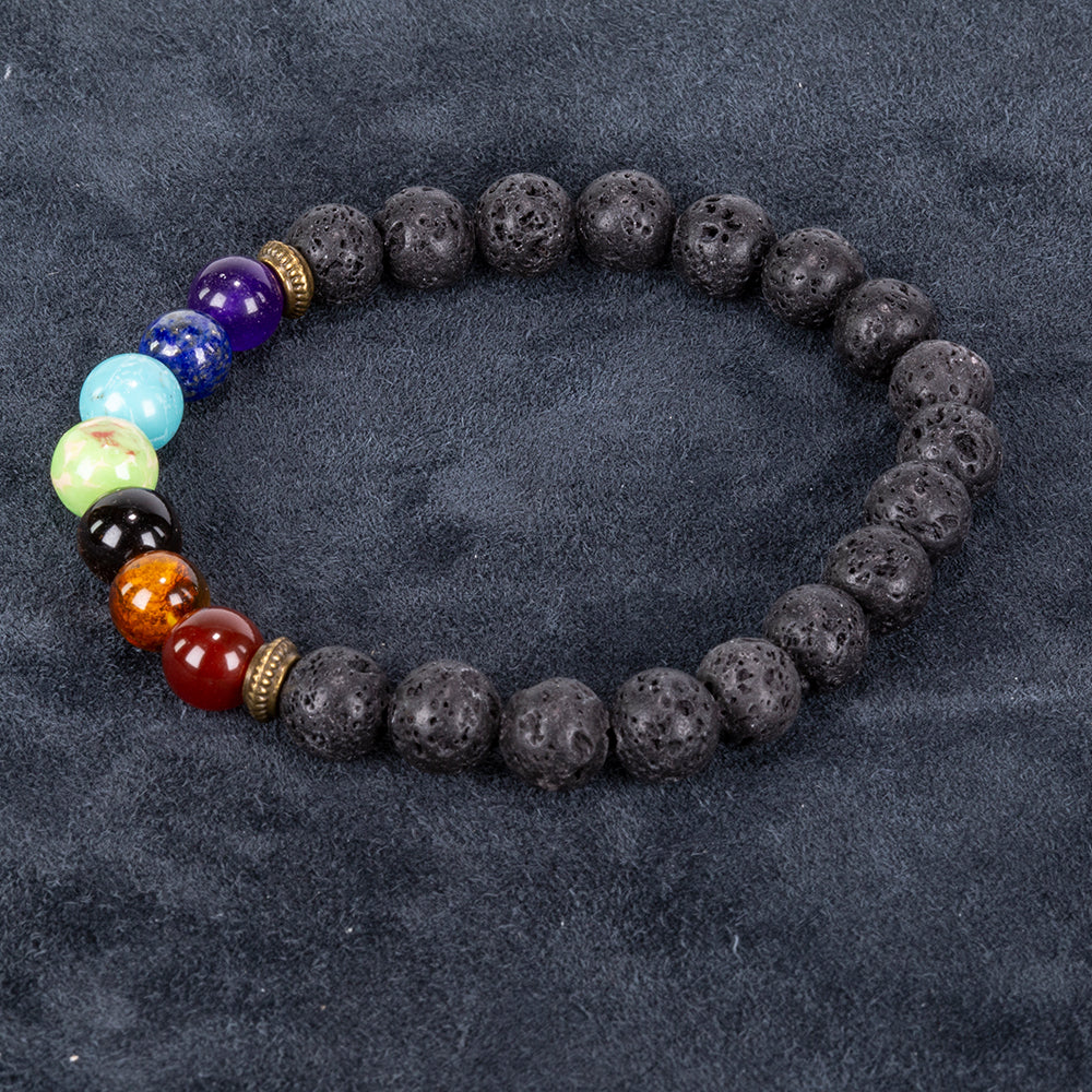 Nugetový Náramok s Červeným Achátom a Tigrím Okom 7 