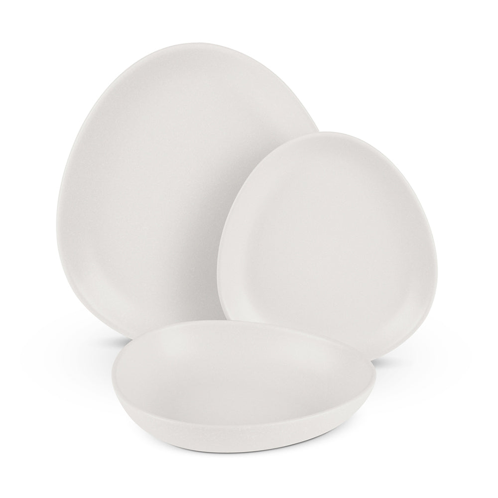 Súprava tanierov Berlinger Haus 18 kusov – matne krémová