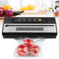 Vacuum Sealer with Pulse Function and built-in Bag cutter, black