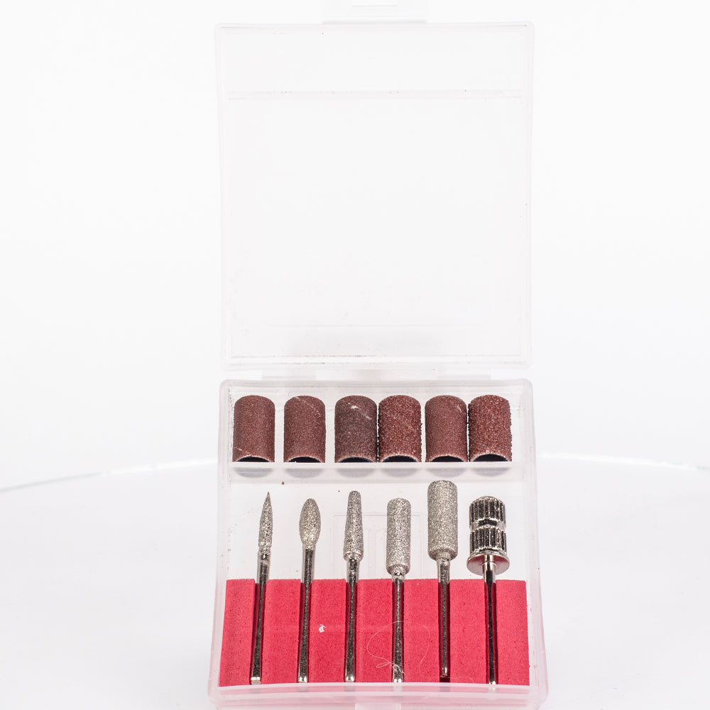Profesionálny pilník na nechty Emporia Beauty Nail s vymeniteľnými hlavicami – ružový 7 