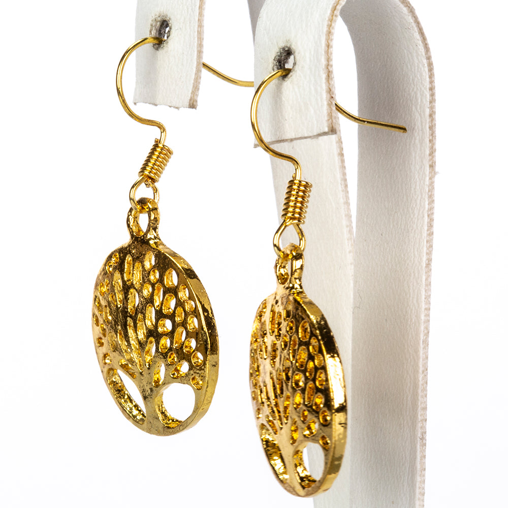 Pozlátený Zliatinový Hodinky s Bielym Emporia® Krištáľom ( Náhrdelník+Náušnice+Náramok+Prívesok )