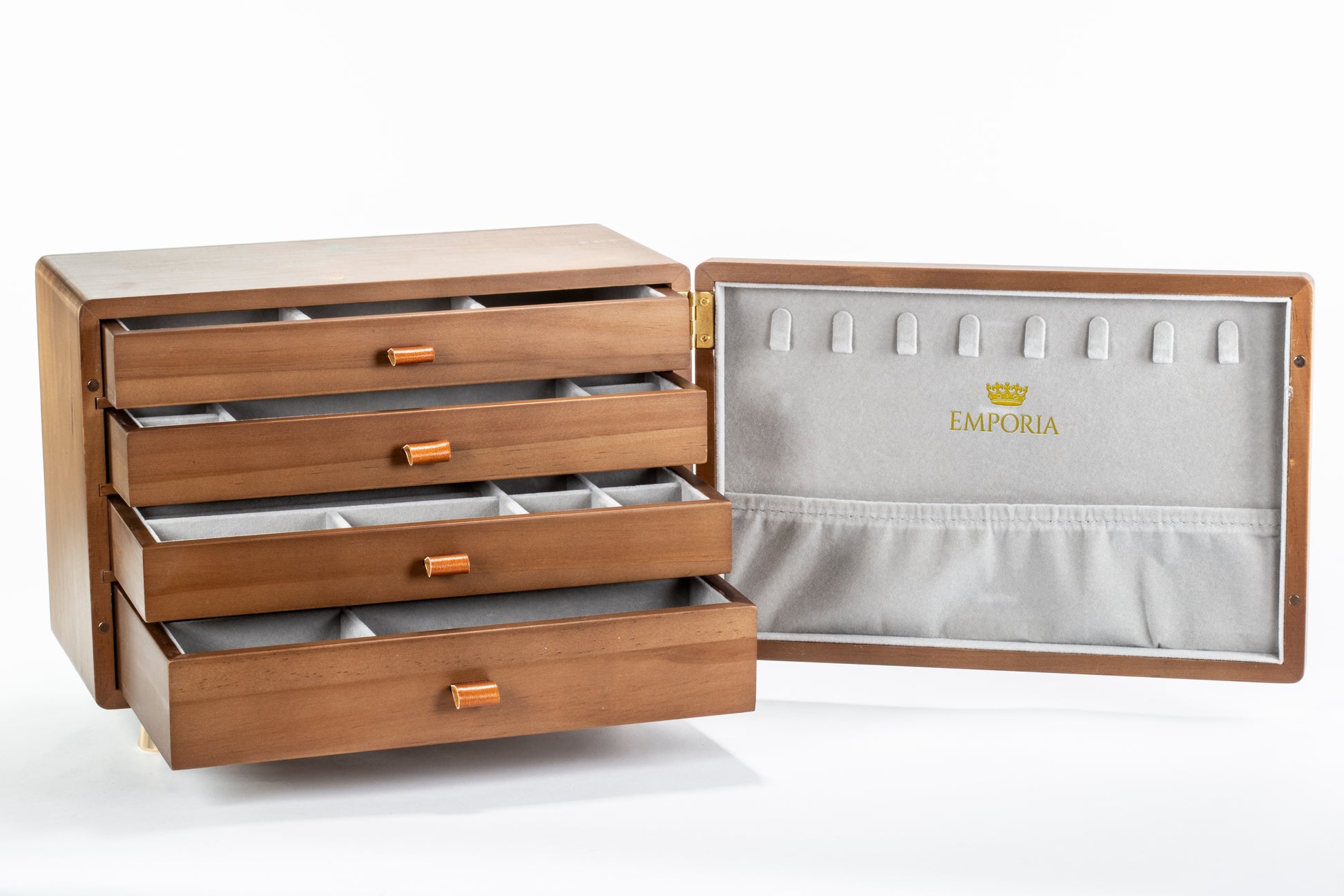 Mini truhla na šperky Emporia s viacerými zásuvkami 12 