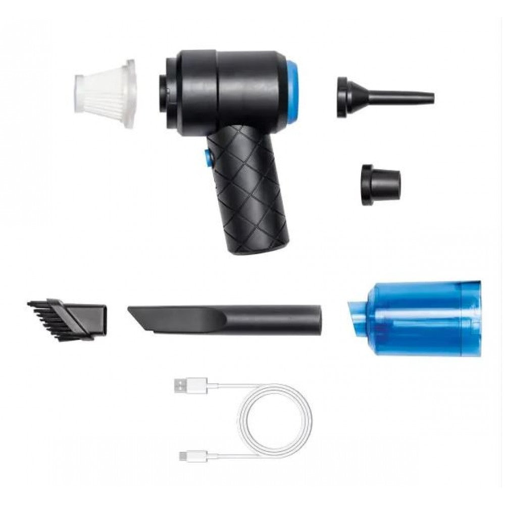 Go Vac 3-in-1 Vacuum Blower & Inflator with multiple attachments