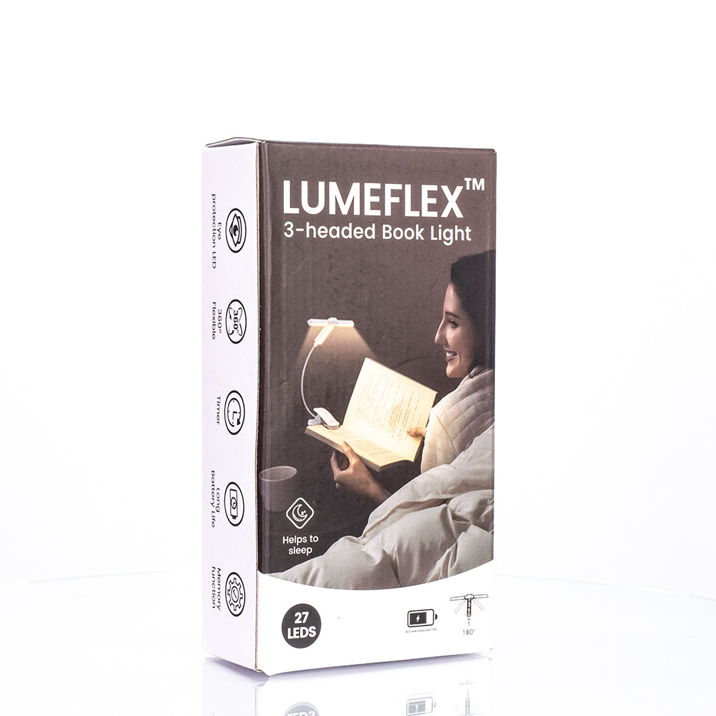 LumeFlex 3-hlavové knižné svetlo 2 