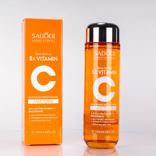 SADOER hydratačné pleťové tonikum s 5 druhmi vitamínu C na zjednotenie tónu pleti