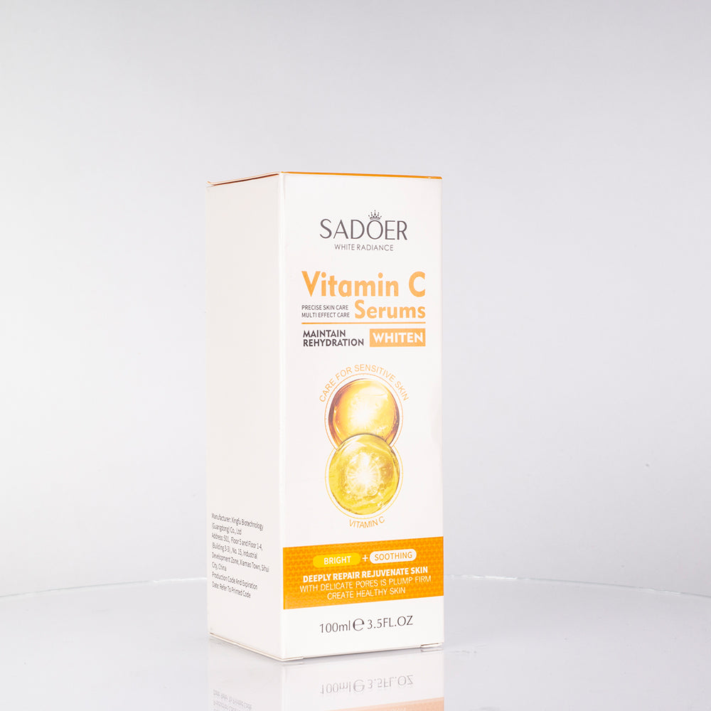 SADOER hydratačné pleťové sérum s vitamínom C na rozjasnenie a zjednotenie tónu pleti 3 