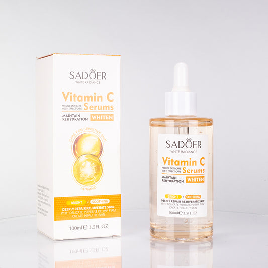 SADOER hydratačné pleťové sérum s vitamínom C na rozjasnenie a zjednotenie tónu pleti